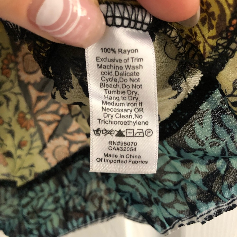 Anthropologie Patchwork Print Top - image 4